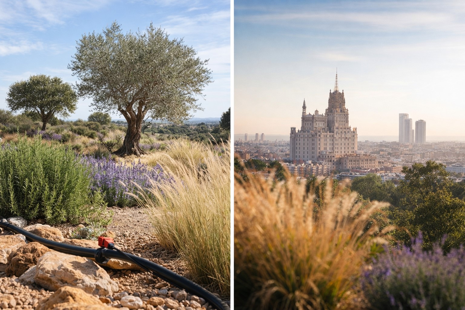 Plantas resistentes al clima seco de Madrid 2026